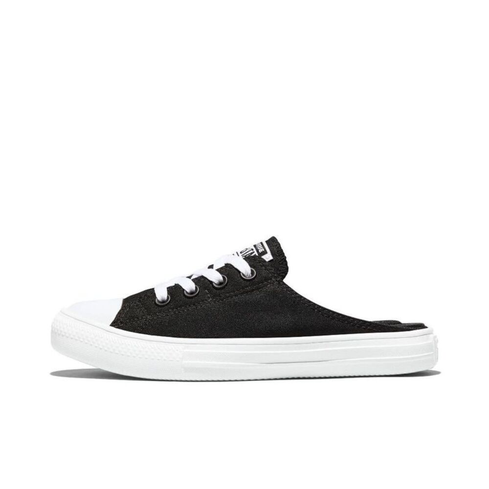 Converse - Women's Slip On Backless Sneakers - Black Black - Picture 4 of 5